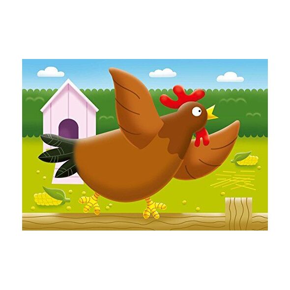 Ravensburger Ravensburger 7302 Moja pierwsza łamigłówka na farmie Puzzle - 2, 3, 4 i 5 szt.