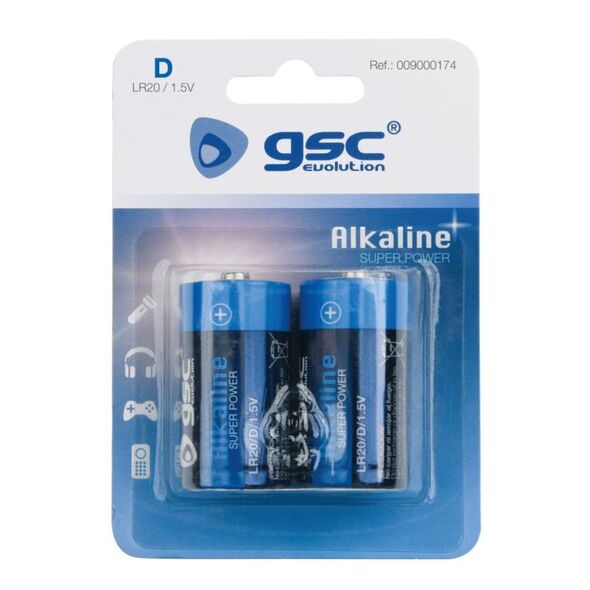 Μπαταρία Alkaline GSC Evolution D LR20 (2 τεμ.) 8436039201743 8436039201743 έως και 12 άτοκες δόσεις
