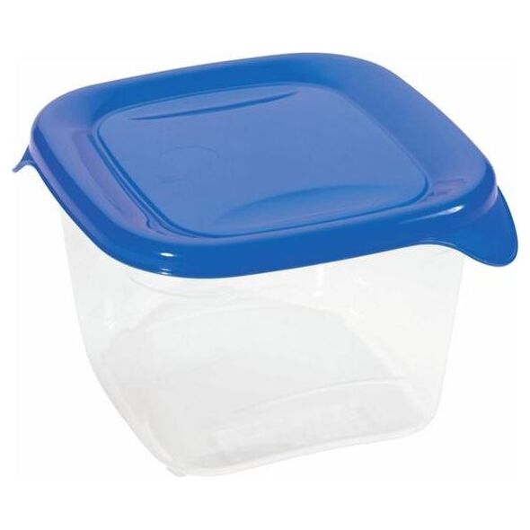 Curver POJEMNIK NA ŻYWNOŚĆ "FRESH&GO" KWADRATOWY 1,2L NIEBIESKI/TRANSPARENTNY 182271
