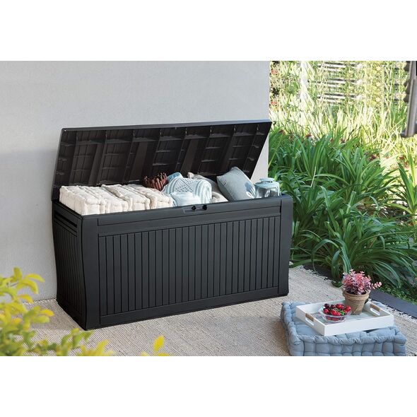 Skrzynia ogrodowa Curver Skrzynia ogrodowa COMFY STORAGE BOX 270 L graphite