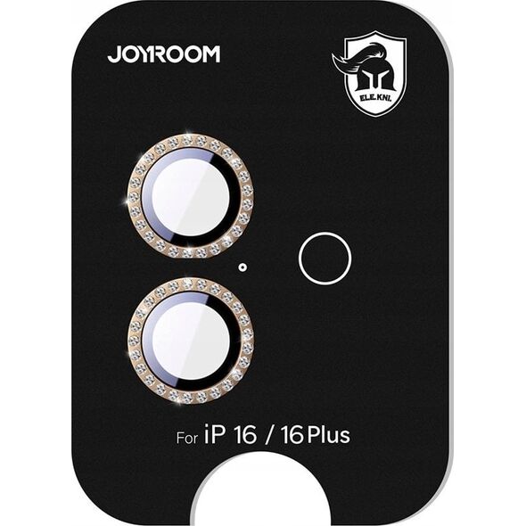 Προστατευτικό γυαλί JOYROOM JR-MSF0306 για φακούς iPhone 16 Pro/16 Pro Max - καφέ