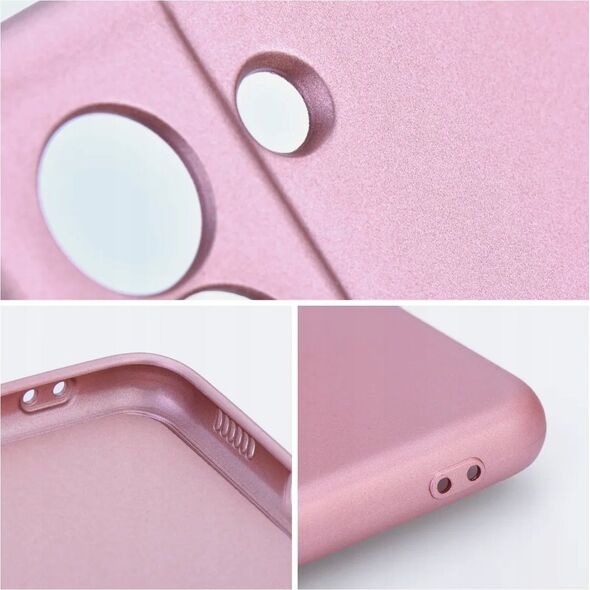 Θήκη METALLIC για XIAOMI Redmi NOTE 14 PRO 4G ροζ