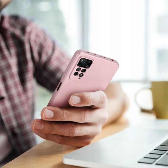 Θήκη METALLIC για XIAOMI Redmi NOTE 14 PRO 4G ροζ