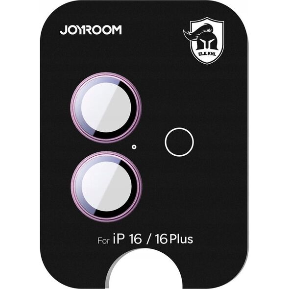 Προστατευτικό γυαλί JOYROOM JR-MFY0259 για φακούς iPhone 16/16 Plus - ροζ