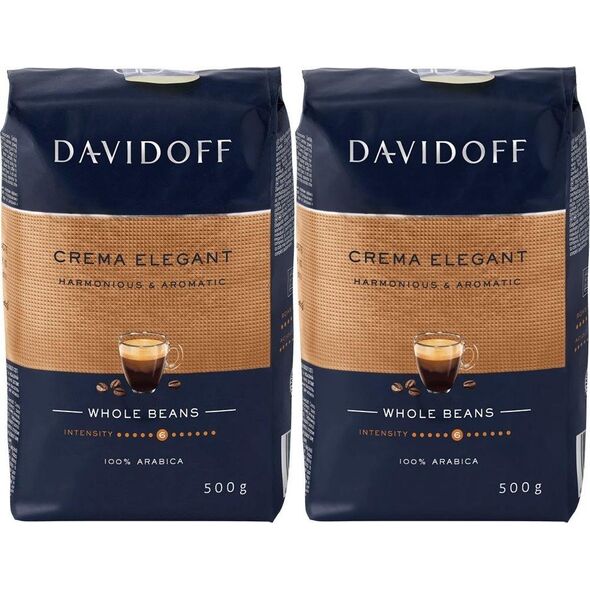 Kawa ziarnista Davidoff 2x Crema Elegant 500 g