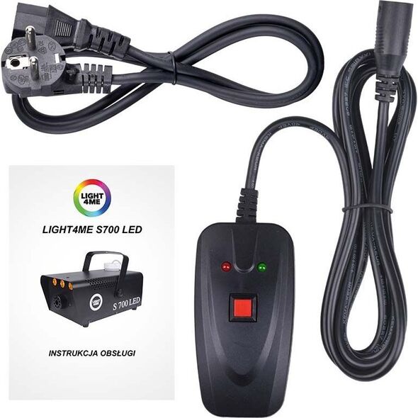 LIGHT4ME LIGHT4ME S 700W LED wytwornica dymu mgły dymiarka pilot