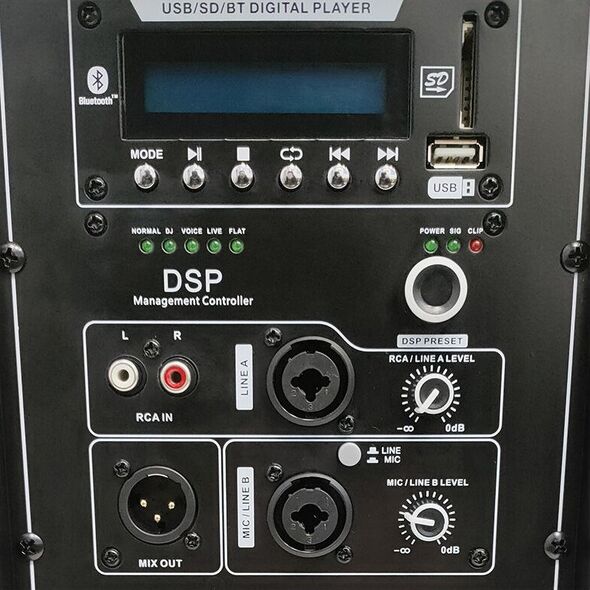 Kolumna DNA DNA SPX12 DSP kolumna głośnikowa aktywna 12" Bluetooth USB SD MP3