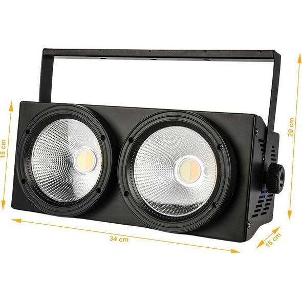 Naświetlacz LIGHT4ME LIGHT4ME 2LITE BLINDER oświetlacz sceniczny estradowy WW/CW