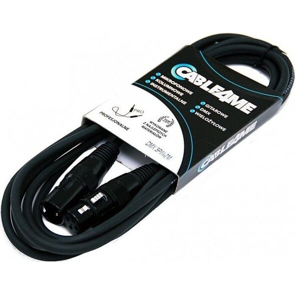 CABLE4ME kabel DMX 3Pin 15m przewód do świateł