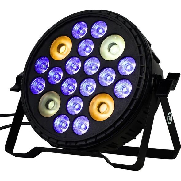 LIGHT4ME LIGHT4ME MULTIPAR 416 RGB-UV+WW/CW reflektor sceniczny oświetlenie LED na imprezę dekoracja światłem pilot