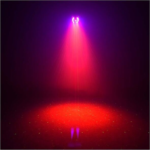 LIGHT4ME TURBO FLOWER efekt disco LED PAR UV kula laser stroboskop