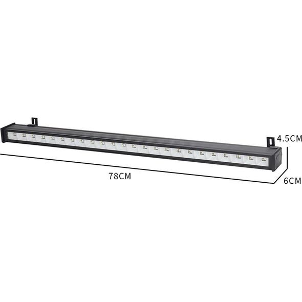 LIGHT4ME IP BAR 24 IR listwa oświetleniowa belka LED IP65 Bluetooth oświetlenie sceniczne sterowane smartfonem pilot