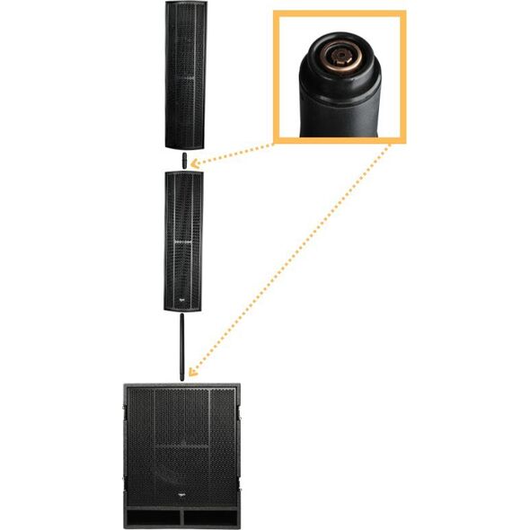 V-TONE KOLUMNY GŁOŚNIKOWE AKTYWNE SŁUPKOWY SYSTEM 760W RMS WZMACNIACZ DSP