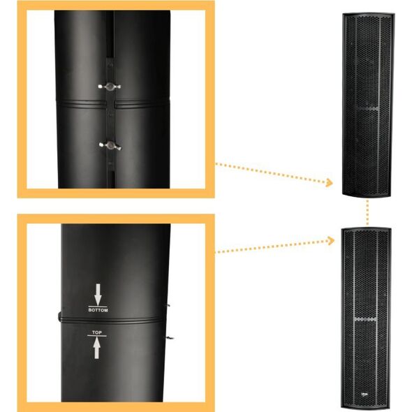V-TONE KOLUMNY GŁOŚNIKOWE AKTYWNE SŁUPKOWY SYSTEM 760W RMS WZMACNIACZ DSP