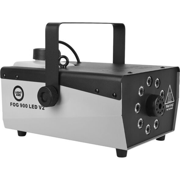 LIGHT4ME FOG 900 LED V2 wytwornica dymu mgły pilot bezprzewodowy kontroler przewodowy 900W