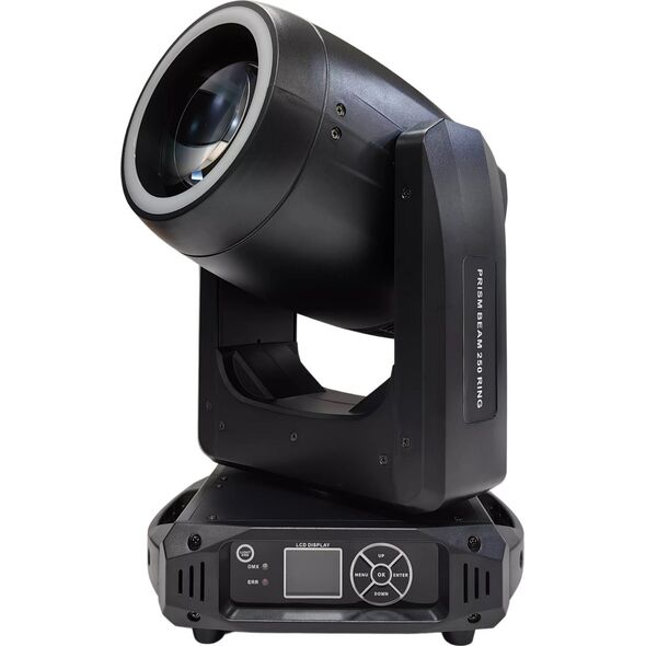 LIGHT4ME PRISM BEAM 250 RING głowica ruchoma LED oświetlenie sceniczne 24x0,2W 5050 RGB LED