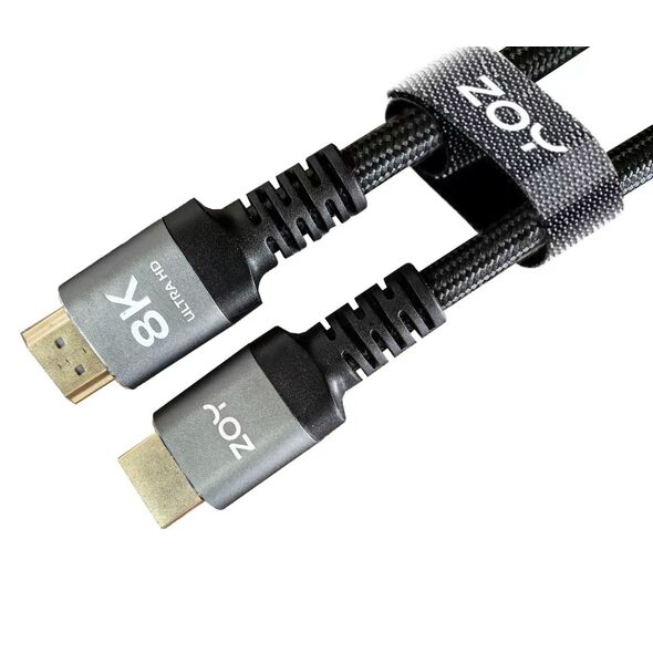Kabel ZOY HDMI 5m standard 2.1 + rzep ZCH5