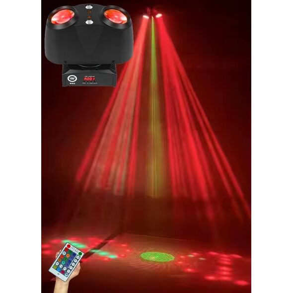 LIGHT4ME SID2 multiefekt świetlny LED 4w1 efekt beam RGBW laser R/G stroboskop