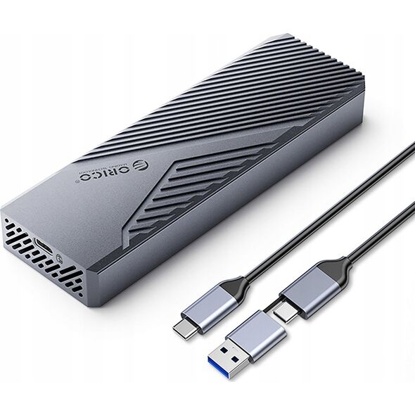 Θήκη δίσκου M.2 NVME USB-C 3.2 20Gbps - γκρι