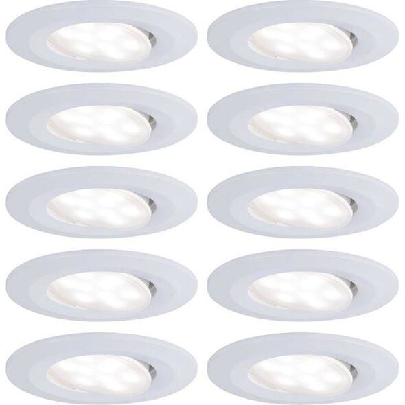 Paulmann Zestaw Calla IP65 ruchome LED 560lm 4000K 10x6,5W 230/12V Biały Mat