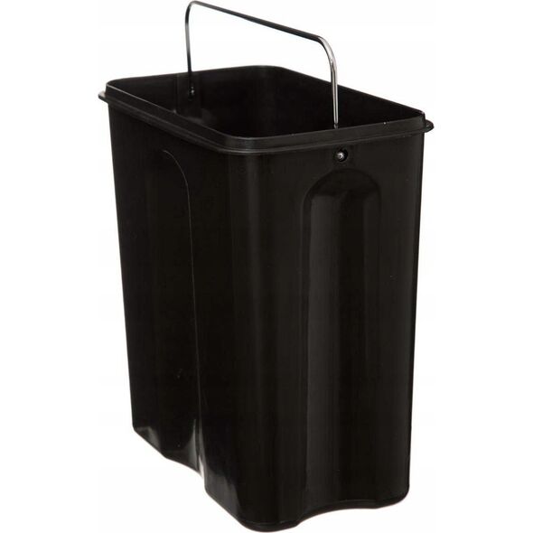 Kosz na śmieci 5five Kosz na śmieci łazienkowy, matowy, 5 L, czarny