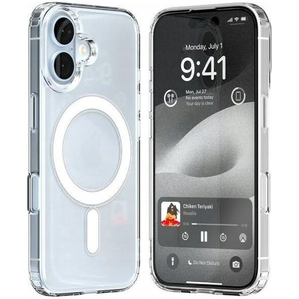Mercury Mercury etui MagSafe Jelhard iPhone 16 6,1" transparent