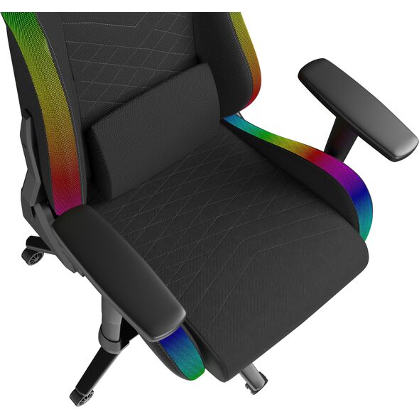 FOTEL GAMINGOWY GENESIS TRIT 660 RGB CZARNY