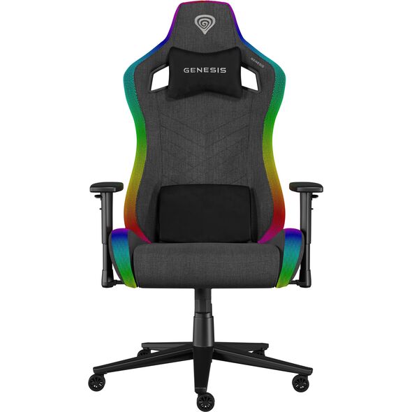 FOTEL GAMINGOWY GENESIS TRIT 660 RGB SZARY