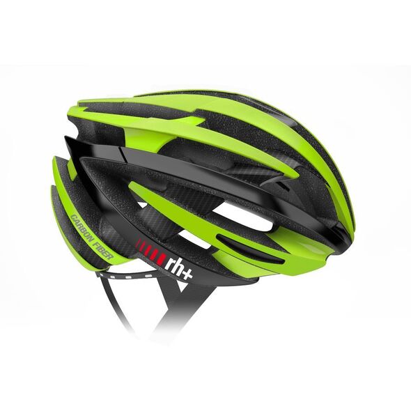 RH+ Kask rowerowy ZY Carbon Fiber Matt Green-Arrow Shiny Black EHX6061 08 zielono-czarny r. L/XL (58-62)