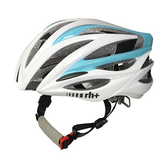 RH+ Kask rowerowy ZW Shiny White- Light Blue r. L/XL (EHX6050)