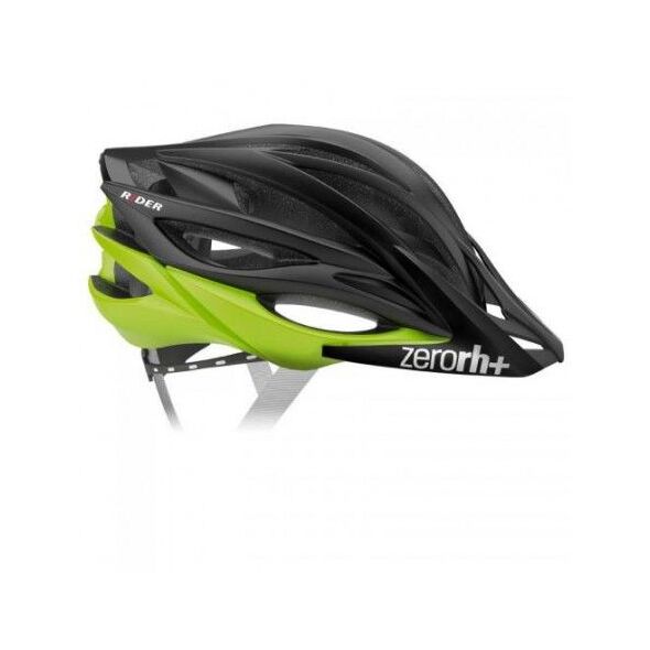 RH+ Kask rowerowy Rider Matt Black-Matt Acid Green r. L/XL (EHX6054)
