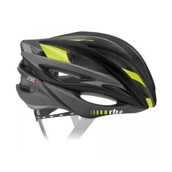 RH+ Kask rowerowy ZW Matt Black - YellowFluo r.XS/ M (EHX6050)