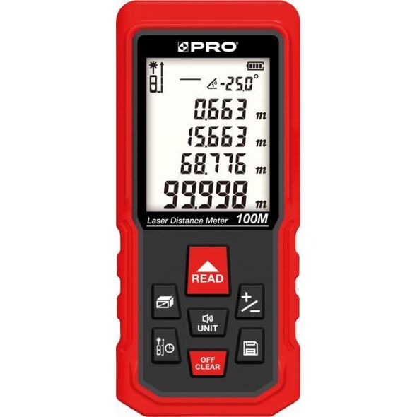 Dalmierz laserowy PRO DALMIERZ LASEROWY DL-100X