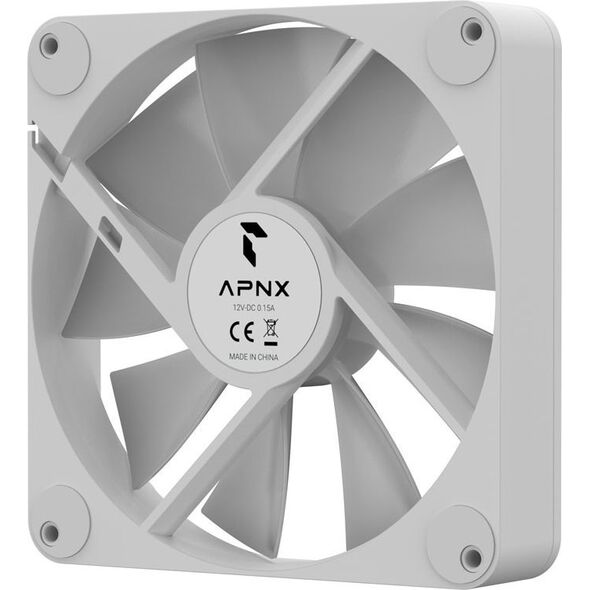 Wentylator Apnx FP1-140 PWM ARGB Biały