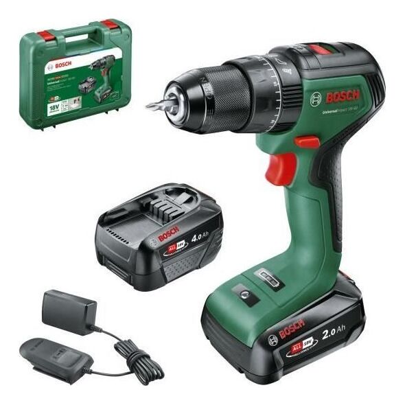Wiertarka Bosch Cordless impact drill BOSCH Green Universal Impact 18V-60, 18V, 2 x 2 Ah batteries