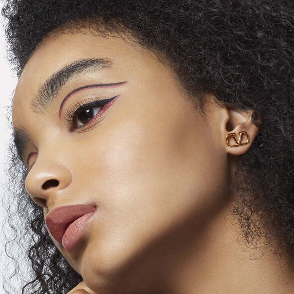 Valentino Valentino, Twin Liner, Διπλό, Gel Μολύβι Ματιών, 02, Μαύρο & Rosso, 8 g Για Γυναίκες