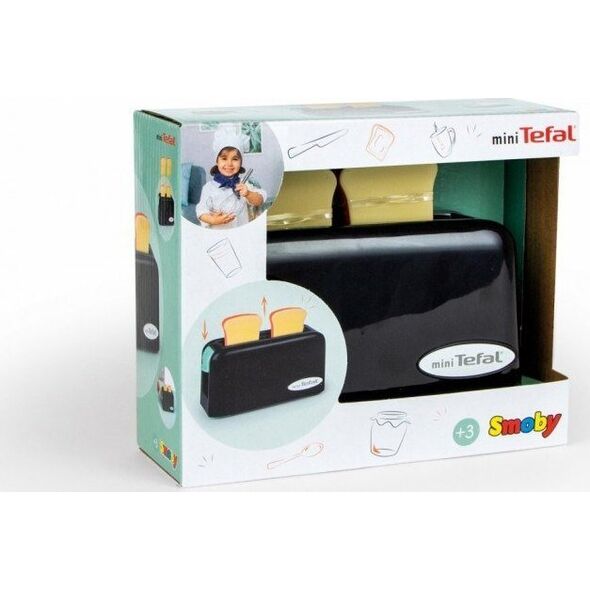 Smoby Toster mini z tostami Tefal Czarny Smoby