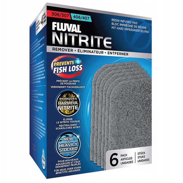 Fluval Nitrate reducing cartridge 307/407 Nitrite Remover, 6 τμχ/συσκευασία. 12313267 15561102643