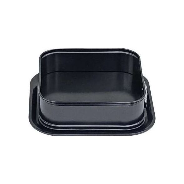 Triton Tortownica kwadratowa Czarna Non-Stick 23,5cm Tort