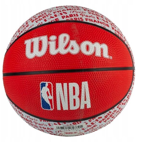 Μπάλα Μίνι Wilson NBA City Paris WZ4033001XB Κόκκινο 3