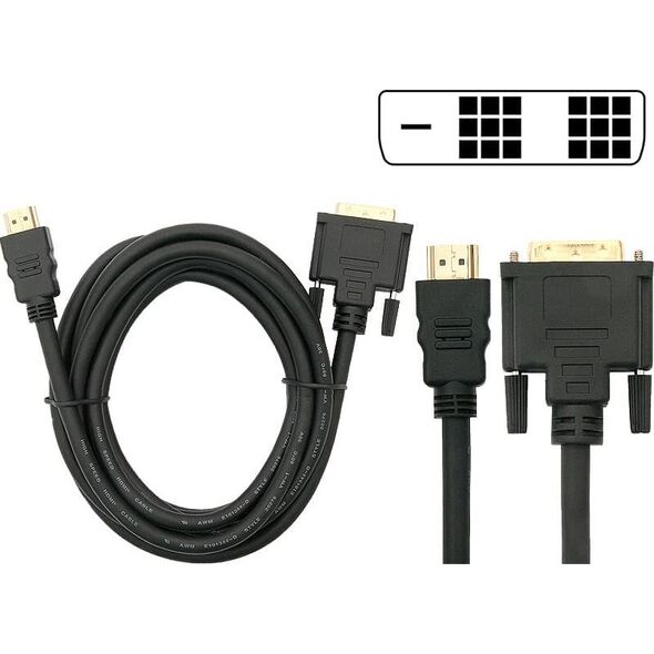 Kabel Blow HDMI - DVI-D 1.5m czarny (92-021#)