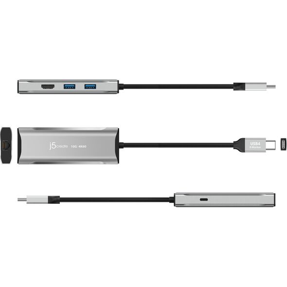 Stacja/replikator j5create 4K60 Elite USB-C (JCD392-N)