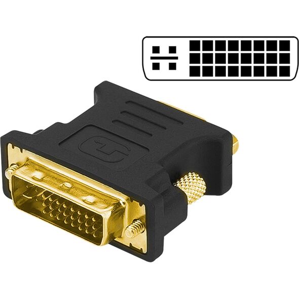 Adapter AV Blow 92-103# Przej.dvi wtyk - vga gniazdo 15pin
