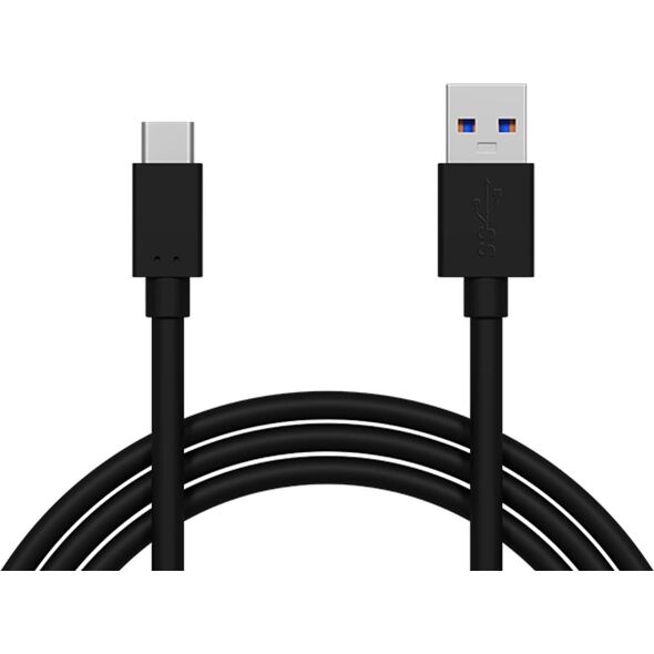 Kabel USB Blow USB-A - USB-C 1 m Czarny