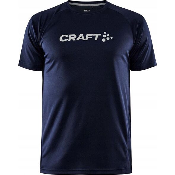 Męska koszulka treningowa z krótkim rękawkiem Craft Core unify logo tee rozmiar L
