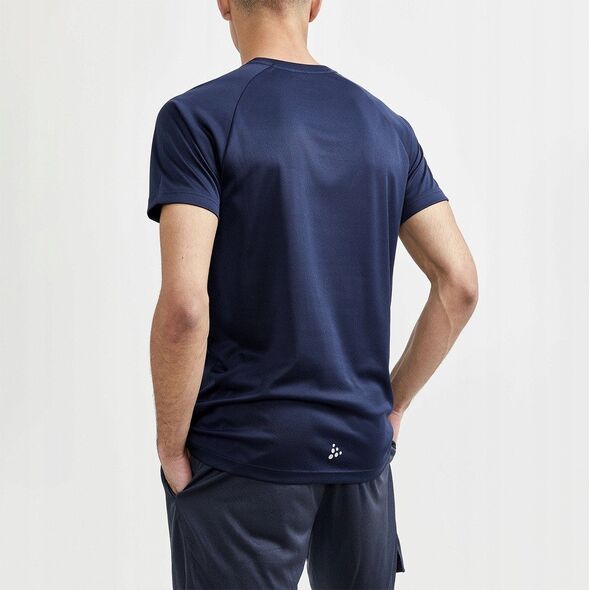 Męska koszulka treningowa z krótkim rękawkiem Craft Core unify logo tee rozmiar L
