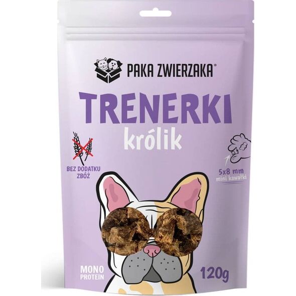 Paka Zwierzaka PAKA ZWIERZAKA -Trenerki Królik 120g