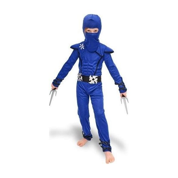 Strój Ninja niebieski rozm. 116-128cm EDUKAMP