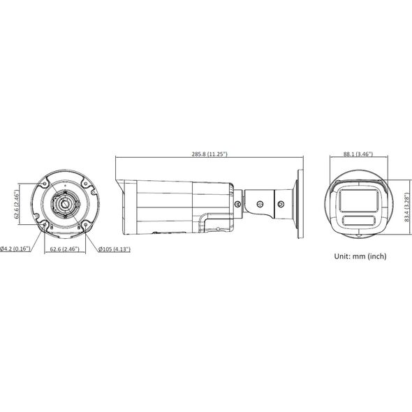 KAMERA IP DS-2CD1663G2-LIZU/SL(2.8-12MM) Smart Hybrid Light 6Mpx - MOTOZOOM Hikvision
