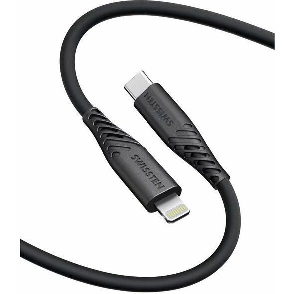 Καλώδιο Δεδομένων και Φόρτισης Swissten Soft Silicone USB-C - Lightning 30W 0.4m